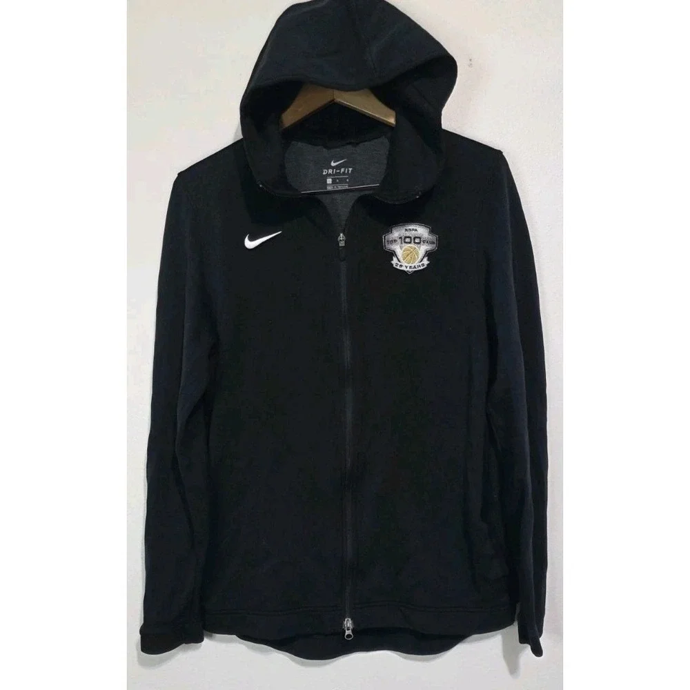Nike NBPA Top 100 Camp Men L Full Zip‎ Up Jacket Hoodie Basketball EUC